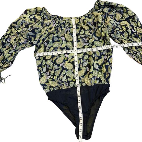 Intimately Free People Sundown Paisley Bodysuit Size Small - Picture 8 of 15